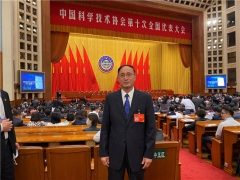中國(guó)菌物學(xué)會(huì)理事長(zhǎng)郭良棟參加中國(guó)科學(xué)技術(shù)協(xié)會(huì)第十次全國(guó)代表大會(huì) ()