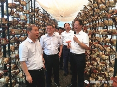 河南農(nóng)業(yè)大學(xué)校長介曉磊率團前往世紀(jì)香食用菌公司調(diào)研并開展校企深度合作 ()